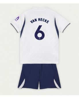 Tottenham Hotspur Jan Paul van Hecke #6 Maglia Gara Casa Repliche 2026-27 Bambino Maniche Corte Tottenham Hotspur Jan Paul van Hecke #6 Maglia Gara Casa Repliche 2026-27 Bambino Maniche Corte